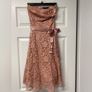 Arden B strapless pink dress size xs
